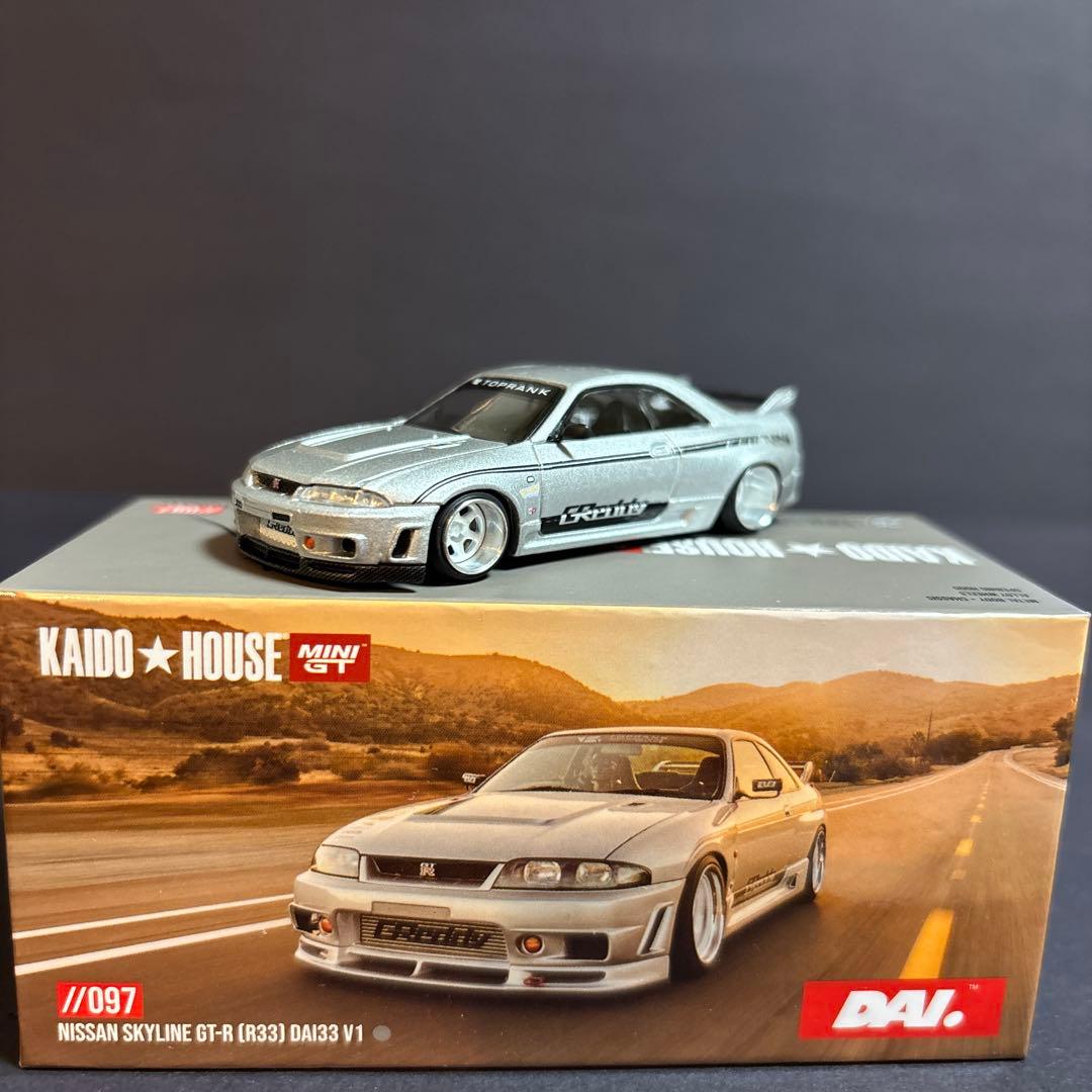 MINI GT 街道ハウス 日産 スカイライン GT-R 【R33】 ミニGT - メルカリ
