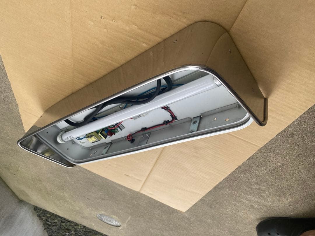 JBアルナ中アンドン&8mm丸棒付き鏡面ステンバイザーセット