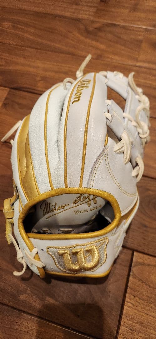 Wilson ウィルソン 87 グローブ グラブ 軟式野球 ホワイト ゴールド