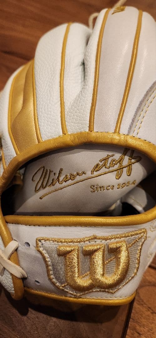 Wilson ウィルソン 87 グローブ グラブ 軟式野球 ホワイト ゴールド
