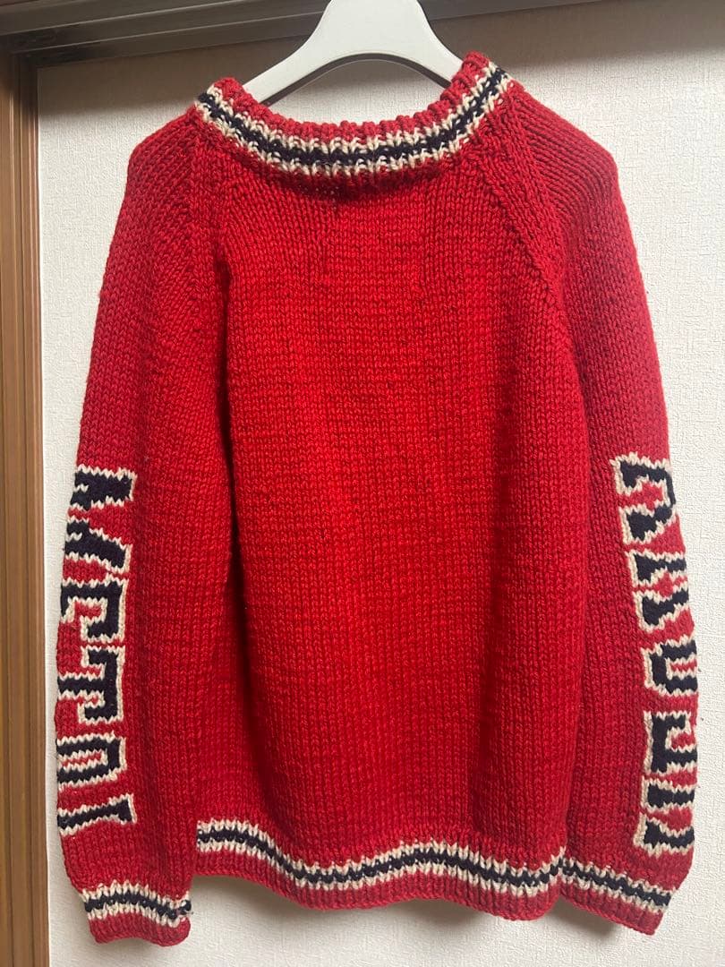 ヒステリックグラマー　カナダ製　カウチンニットセーター