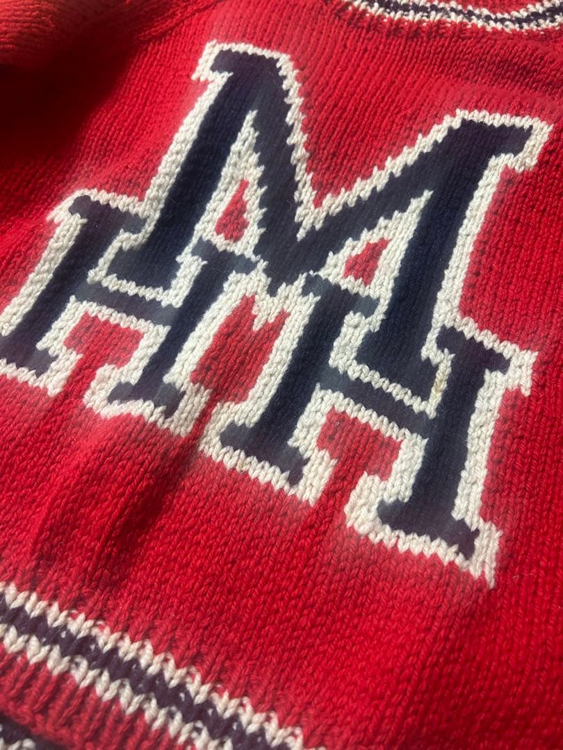 ヒステリックグラマー　カナダ製　カウチンニットセーター