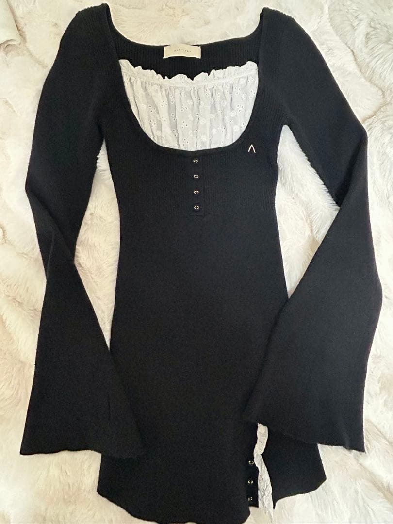 ワンピース andmary Poppy lace mini dress