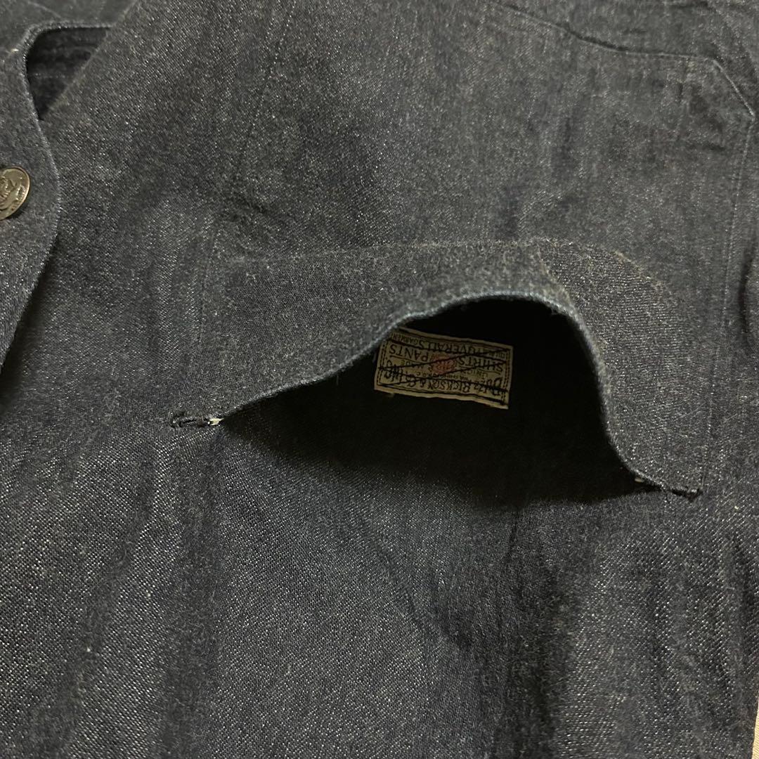 希少 バズリクソンズ USN ショールカラー デニム カバーオール