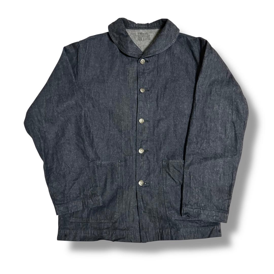 希少 バズリクソンズ USN ショールカラー デニム カバーオール