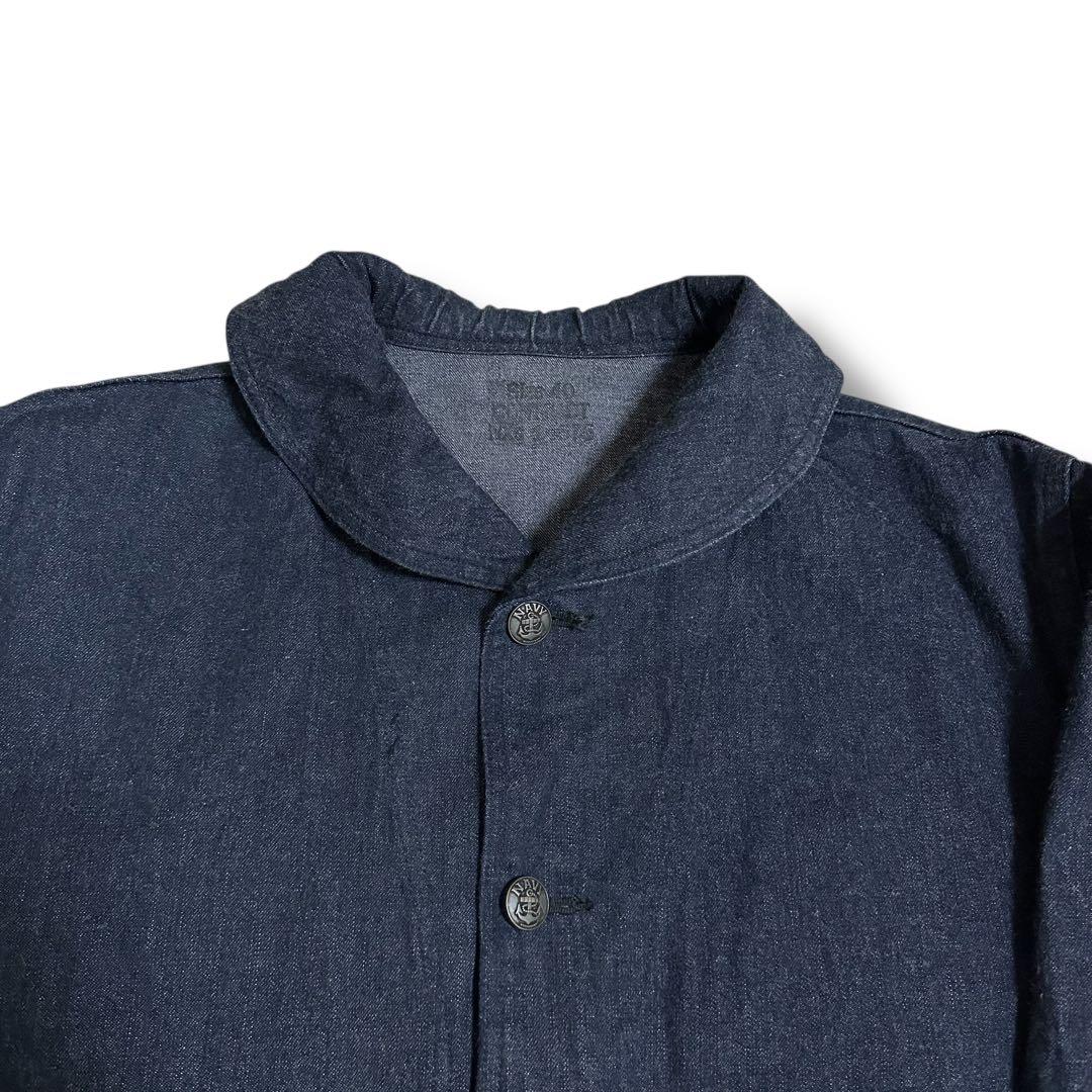 希少 バズリクソンズ USN ショールカラー デニム カバーオール