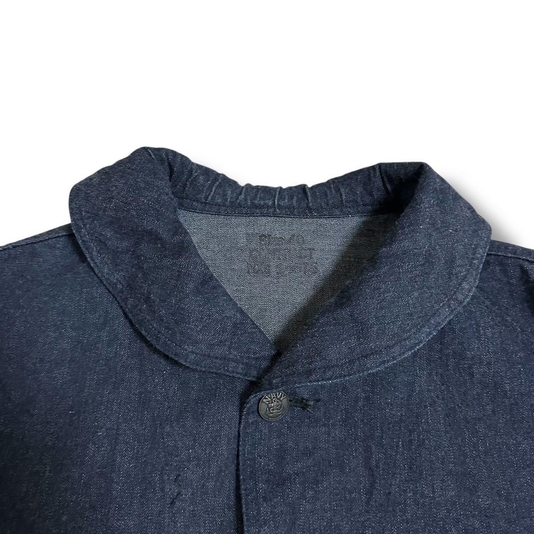 希少 バズリクソンズ USN ショールカラー デニム カバーオール