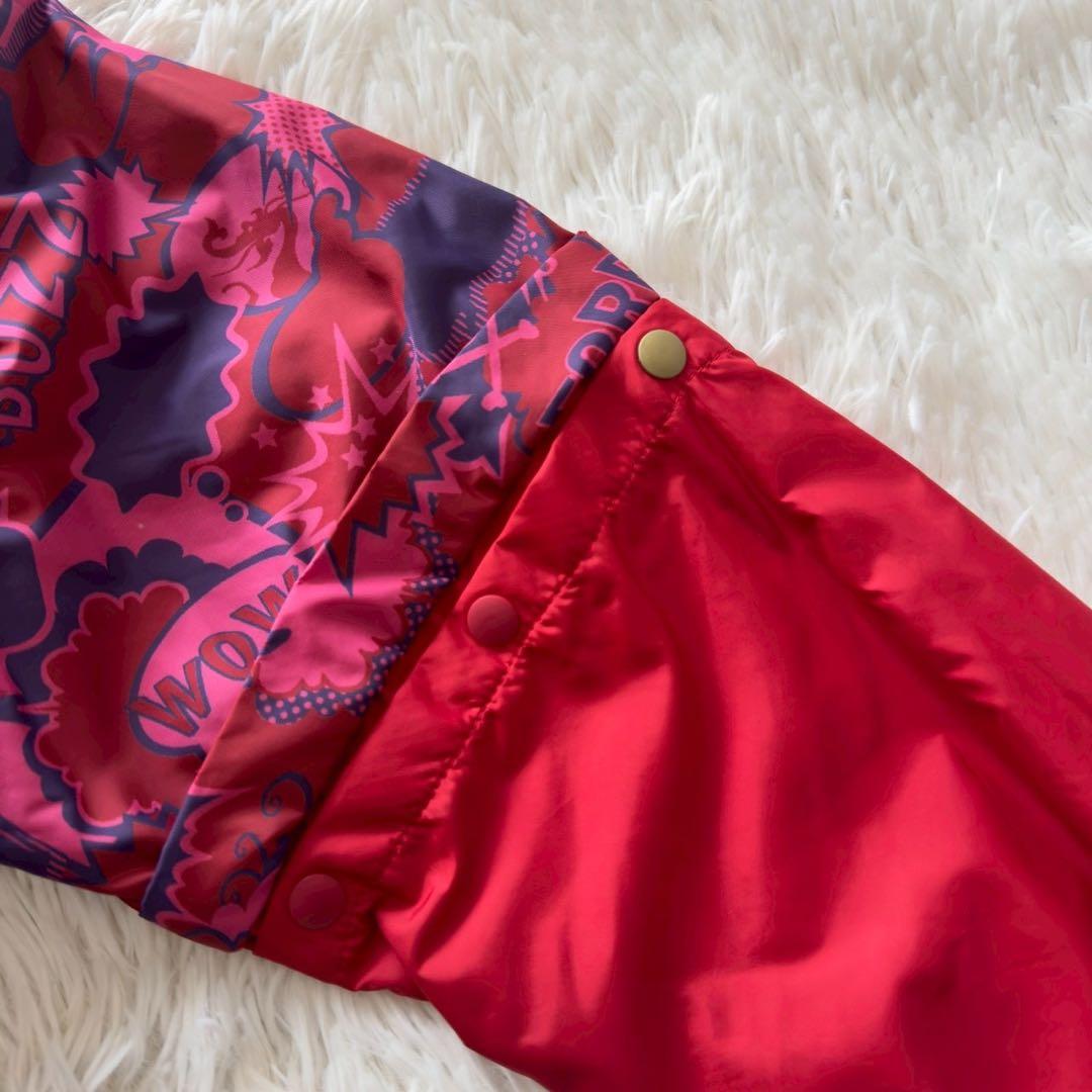 新品タグ付✨ダンスウィズドラゴン 2WAY スニードジャック 総柄 赤 L