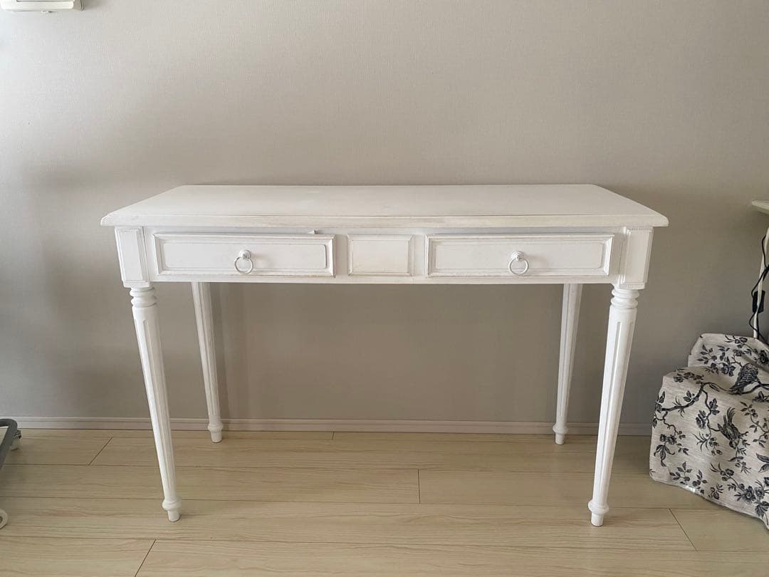 サラグレースライティングデスク ブラッシュホワイト