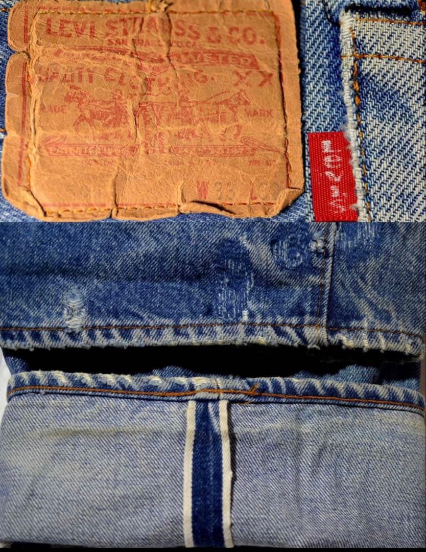 LEVIS501 66後期 ヴィンテージ オリジナル グッドサイズ ヒゲ！