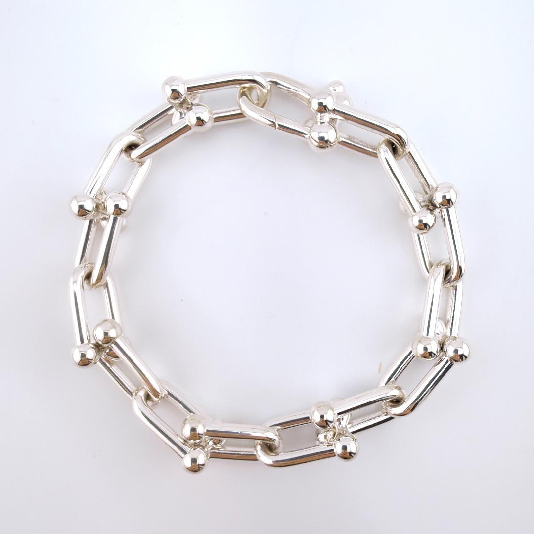 ティファニー ハードウェア ラージリンク 16コマ ブレスレット 2コマ