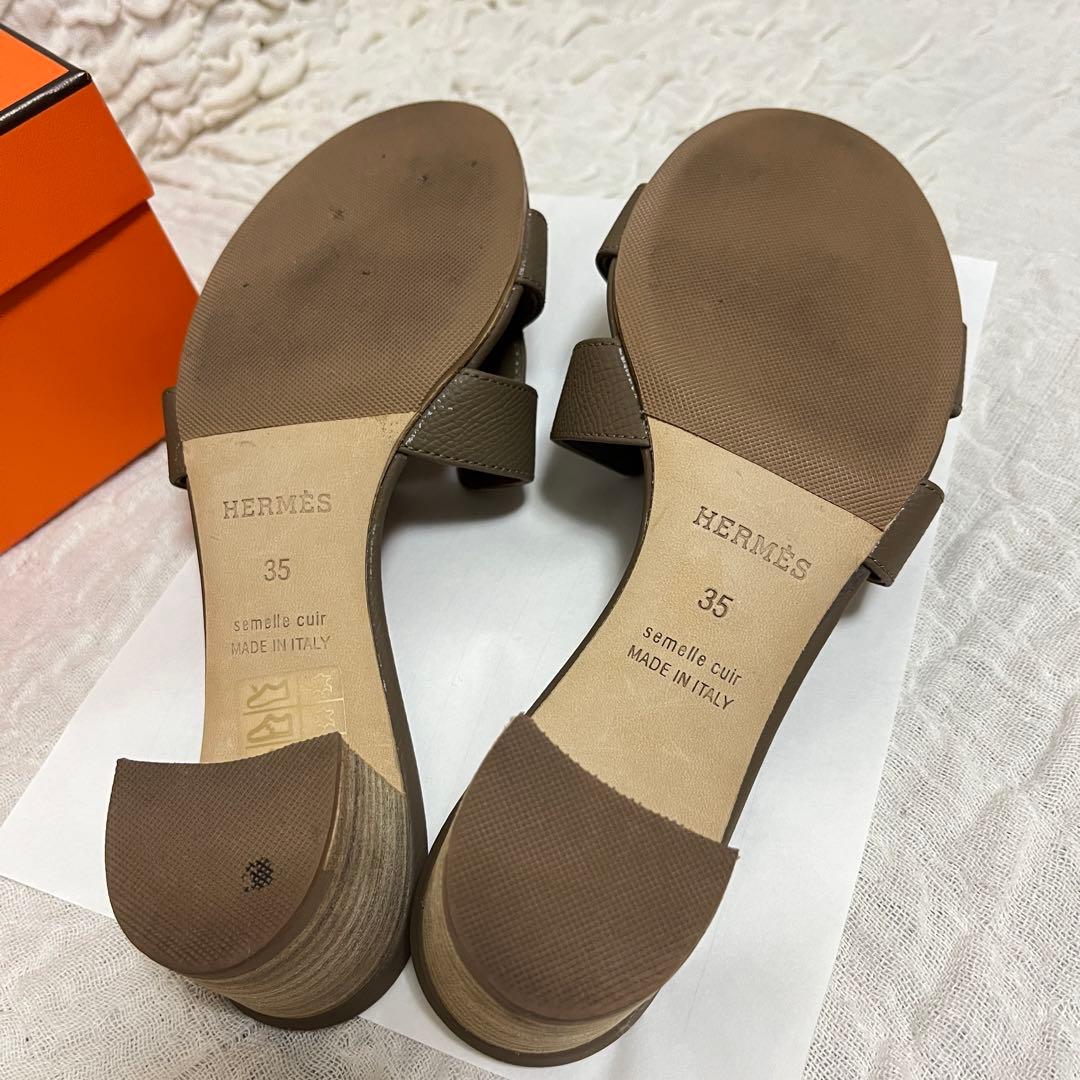 エルメス　オアジス　エトゥープ　35