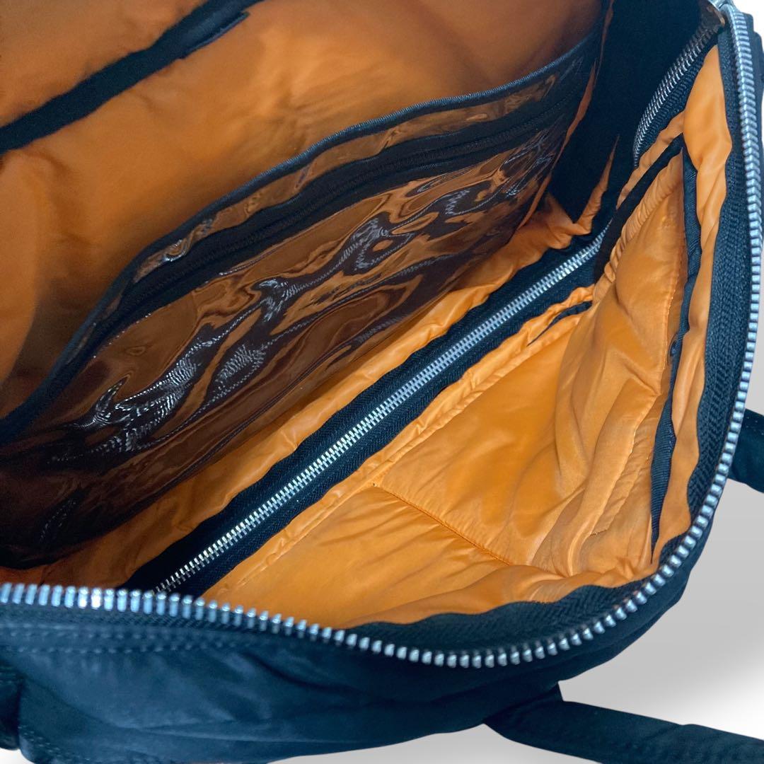 【美品】ポーター　タンカー　2way ビジネスバッグ　ショルダー　ナイロン　黒