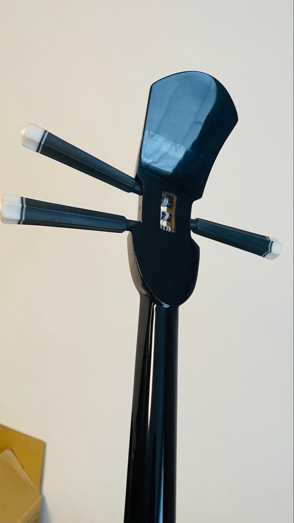 本皮 三線 美品！ケース+ウマ+バチ付き 沖縄三線