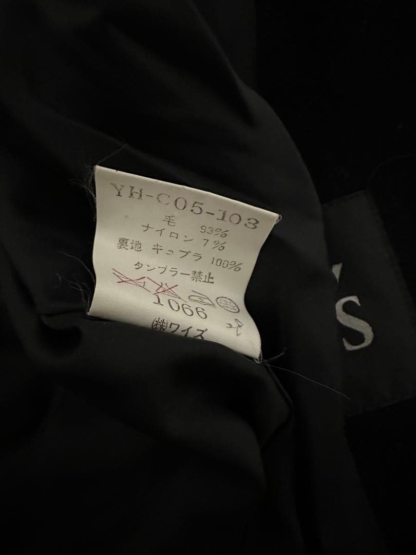 y's ジップコート　ヨウジヤマモト