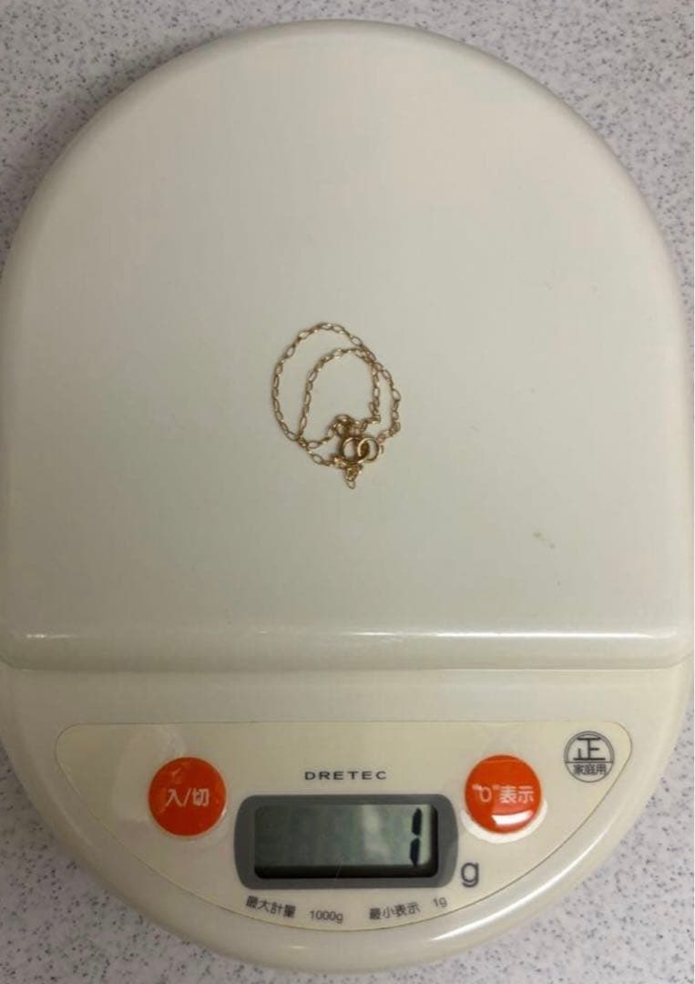 K18 ゴールド チェーン ブレスレット 1g