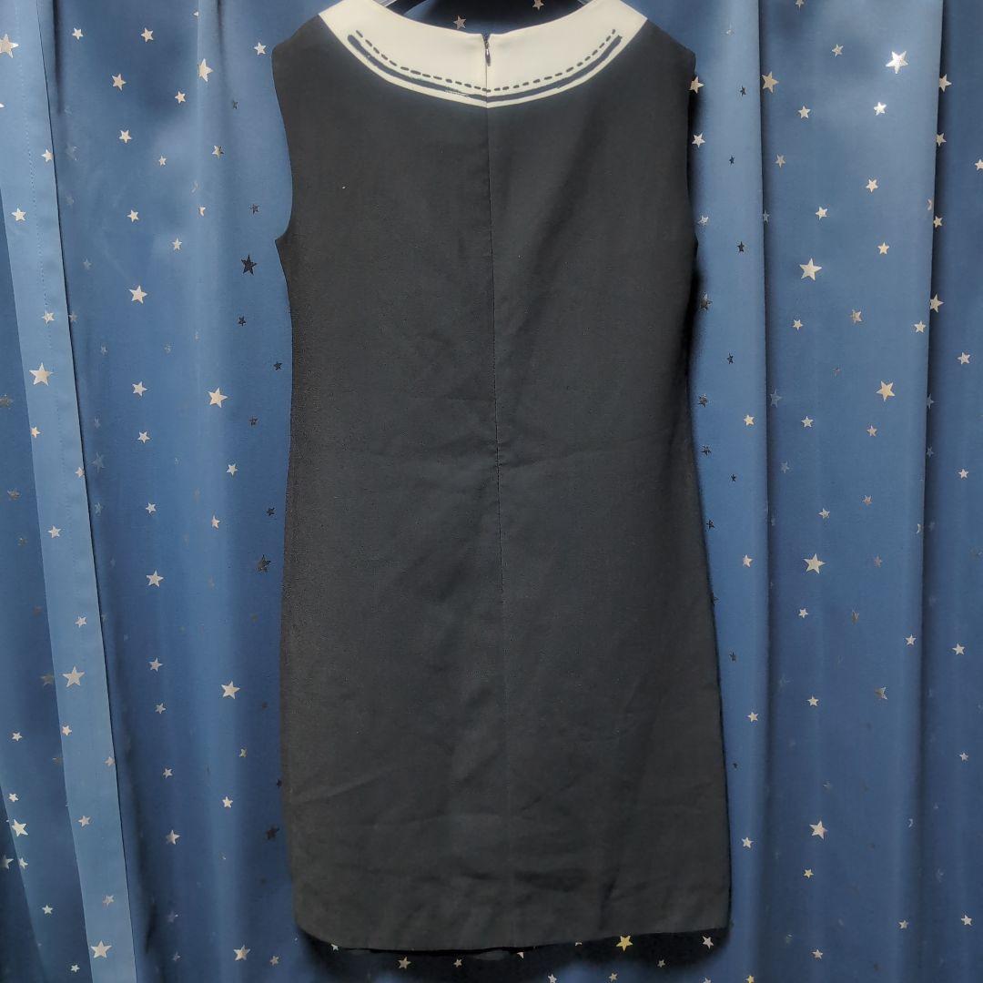 Happy様ブティックMOSCHINO ノースリーブミニワンピース だまし絵〜