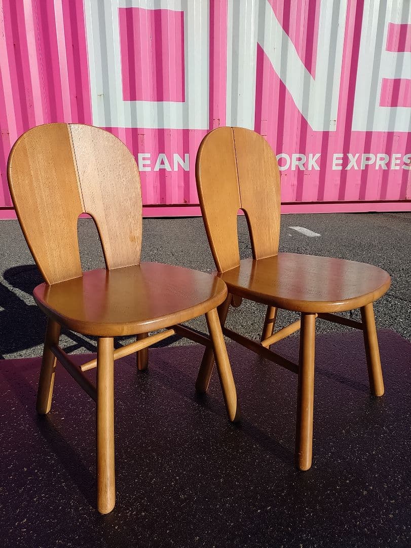 カリモク　ダイニングチェア　2脚セット
