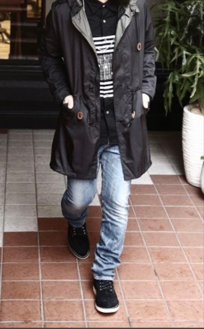 ジャケット・アウター uniform experiment HOODED MILITARY COAT