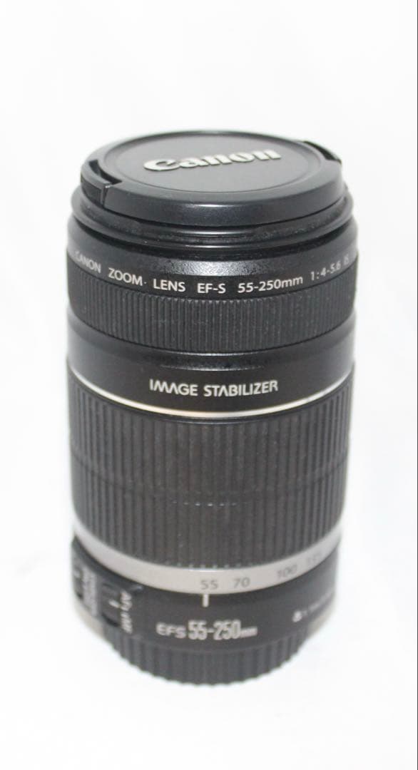 美品■Canon 望遠レンズ　EF-S55-250mm IS フィルターつき！