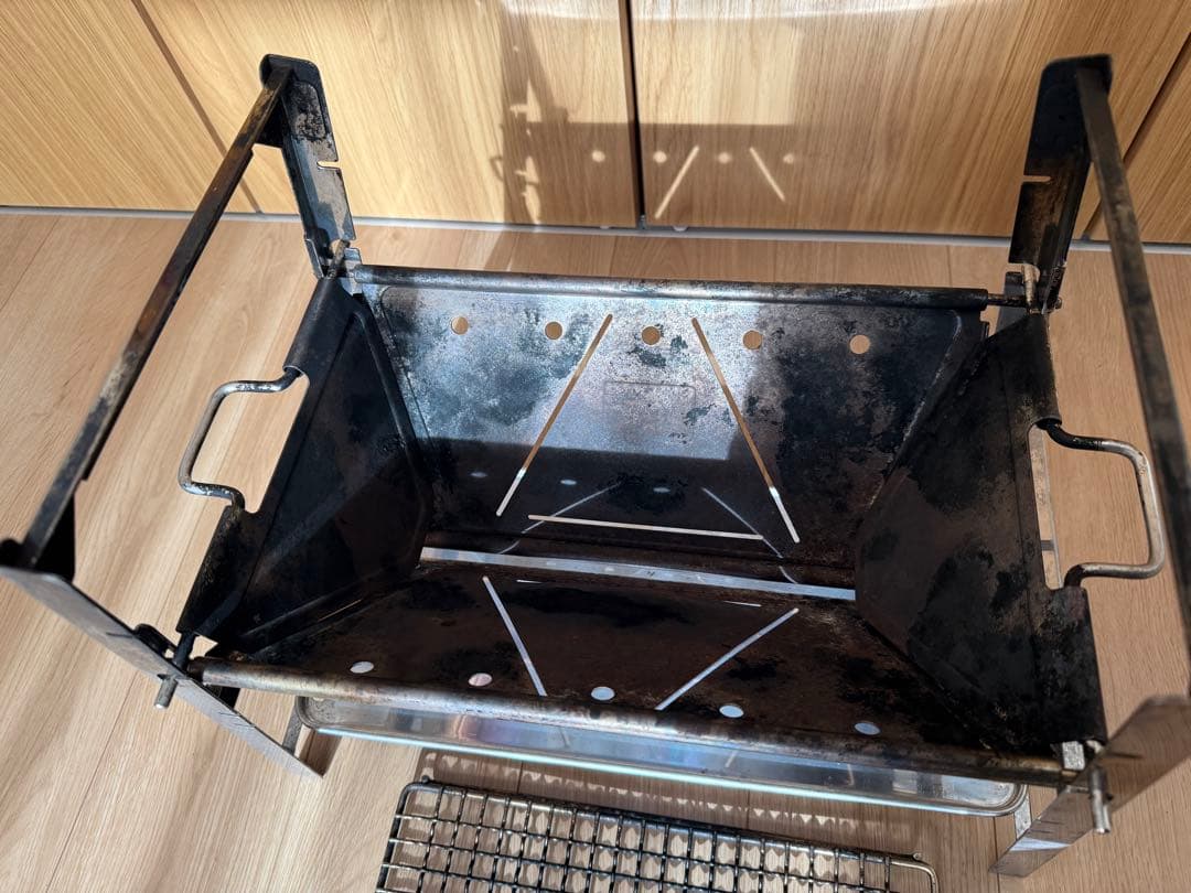 焚き火台SR ST-021と焼アミS-029HAのセット　 peak