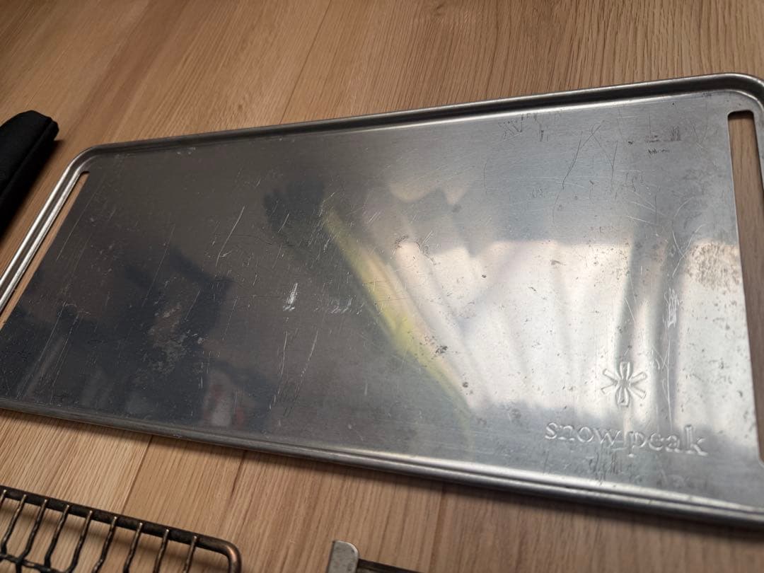 焚き火台SR ST-021と焼アミS-029HAのセット　 peak