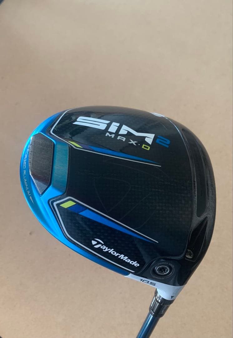 SIM2 MAX-Dドライバー 純正Rシャフト【ヘッドカバー+ウェイト付き】-正規店