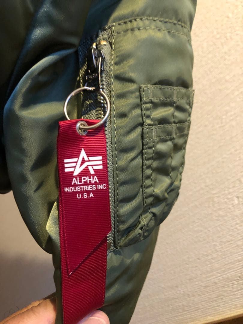 タ*ー様 ✨極美品✨ アルファインダストリーズ MA-1 フライトジャケット オ