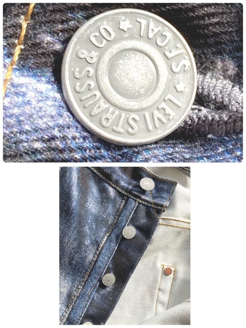 未使用タグ付 アイジュンヤワタナベ×リーバイス デニムパンツ L 深水