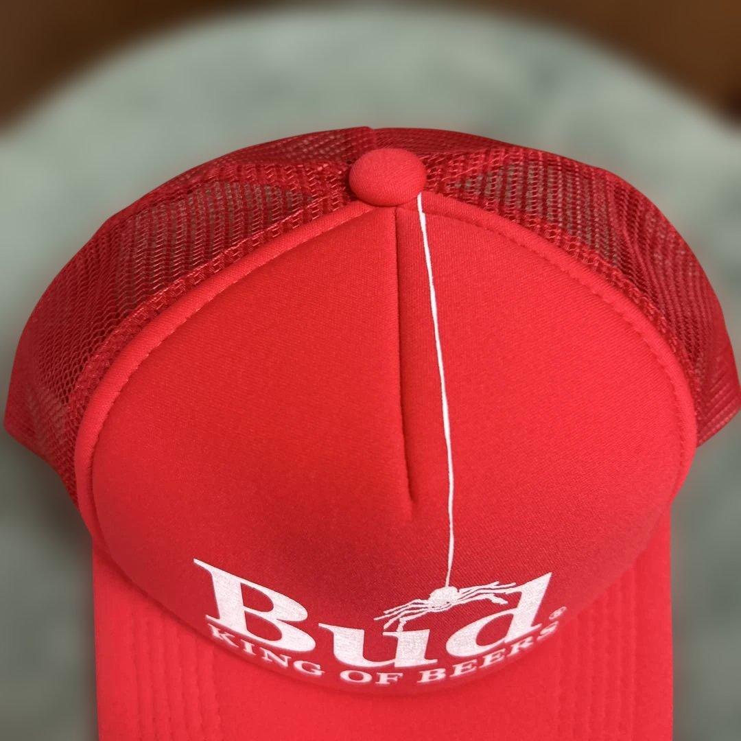 90s スパイダー 蜘蛛 Budweiser バドワイザー トラッカーズキャップ