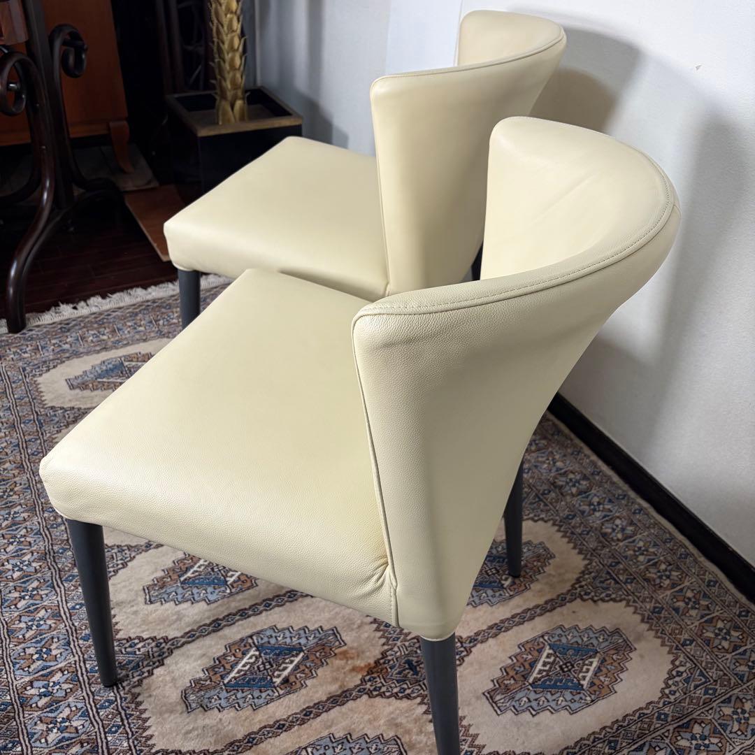 ligne roset ロゼチルコ 2脚セット リーンロゼ ダイニングチェア