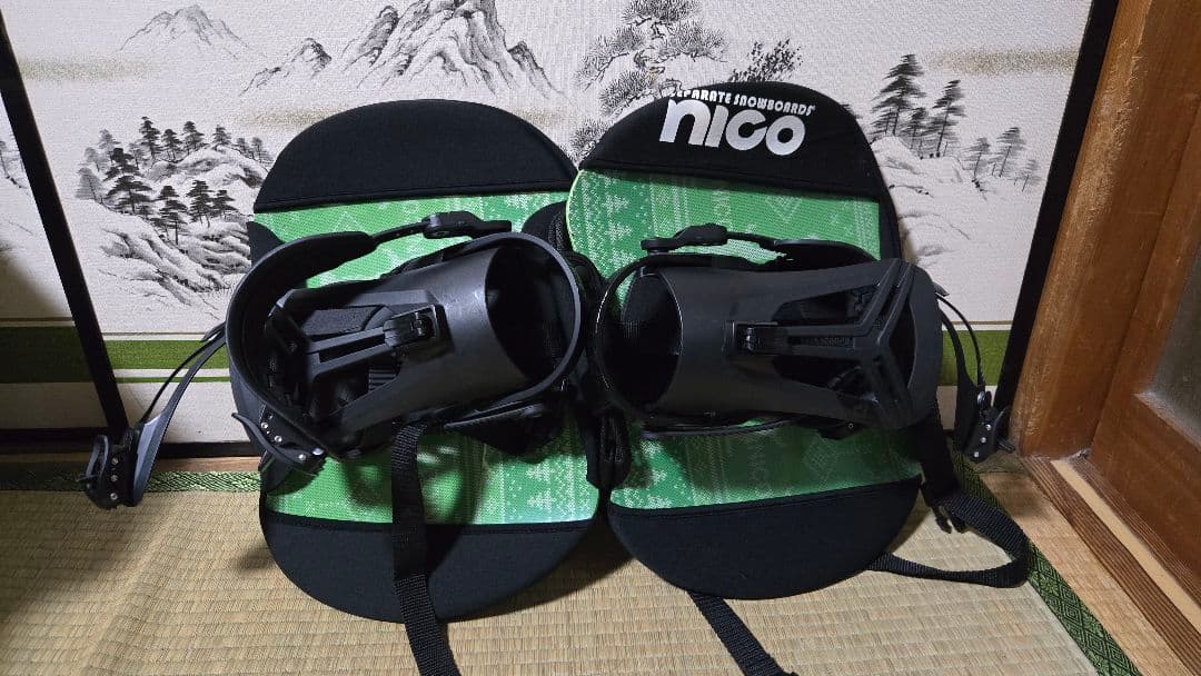 NICO セパレートスノーボード ビンディング＆ケース付き