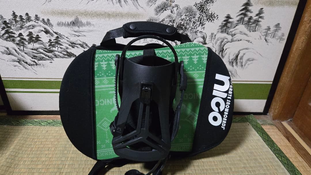 NICO セパレートスノーボード ビンディング＆ケース付き