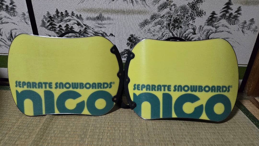 NICO セパレートスノーボード ビンディング＆ケース付き
