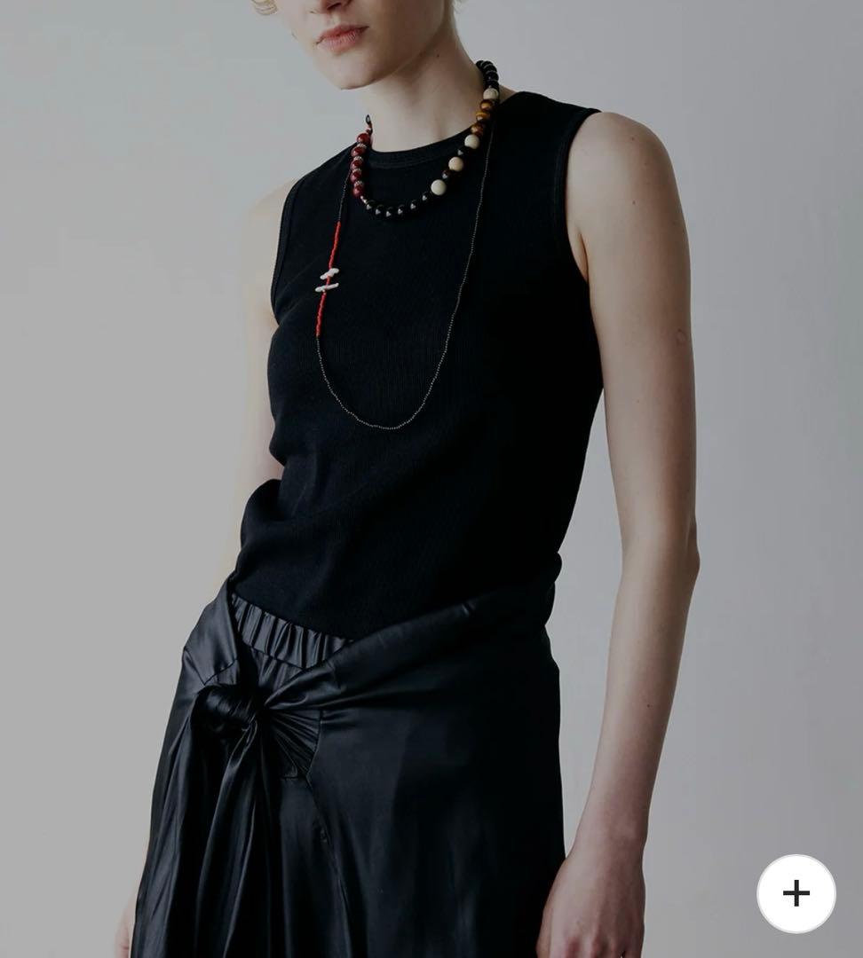 トップス ameri vintage USEFUL BACK SHEER TANK TOP