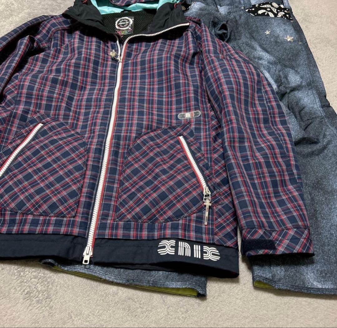 エクスニクスX-nixメンズスキースノーボードウェア上下セットアップ