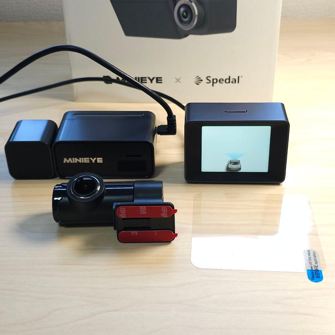 MINIEYE 2Pro 運転支援機能付き ドライブレコーダー MINIEYE 2Pro ドライブレコーダー 前後カメラ 4K AI搭載 安全装置付き