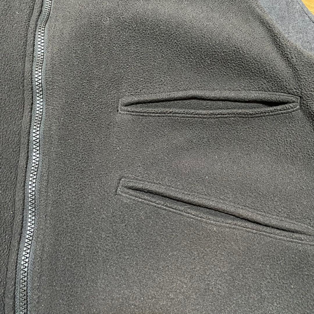 ササフラス リバーシブルベスト XL デニム フリース