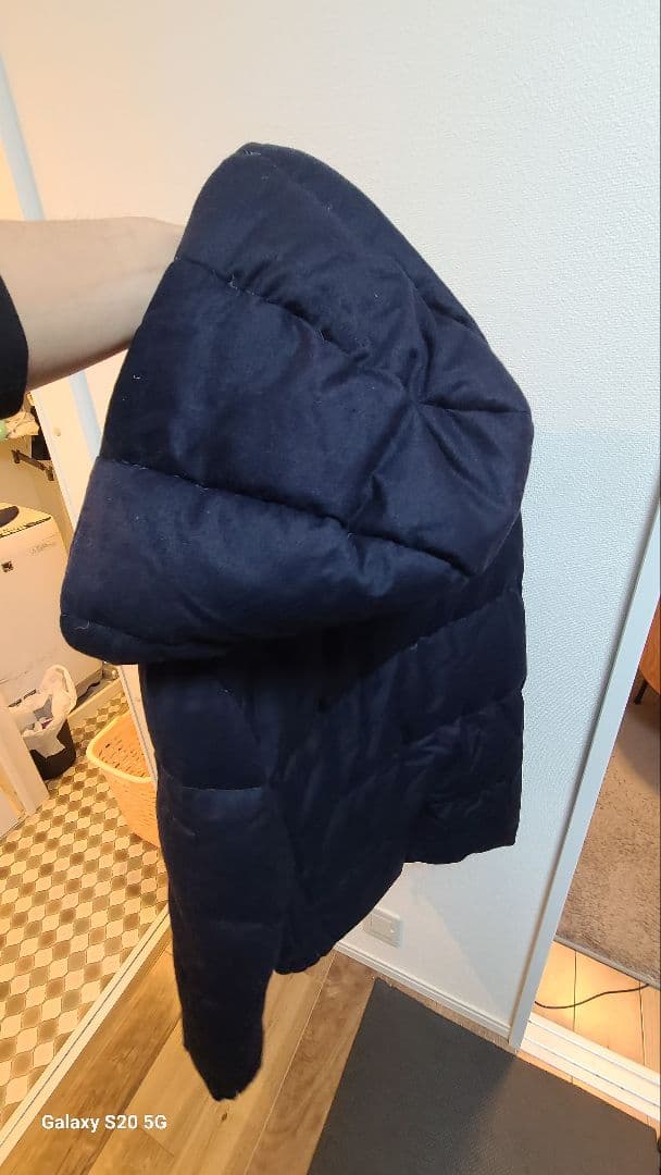 ネイビー フード付きダウンジャケットタトラス KRAZ ダウンジャケット 03