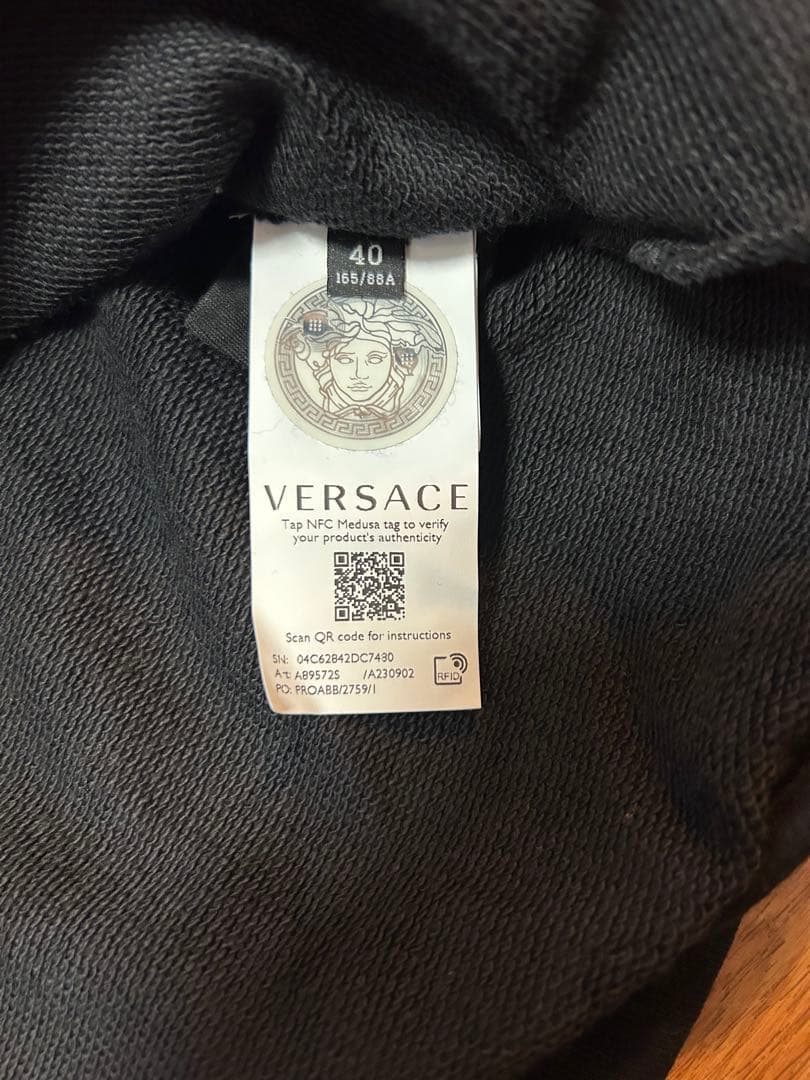 starboy VERSACE ブラック トレーナー 40