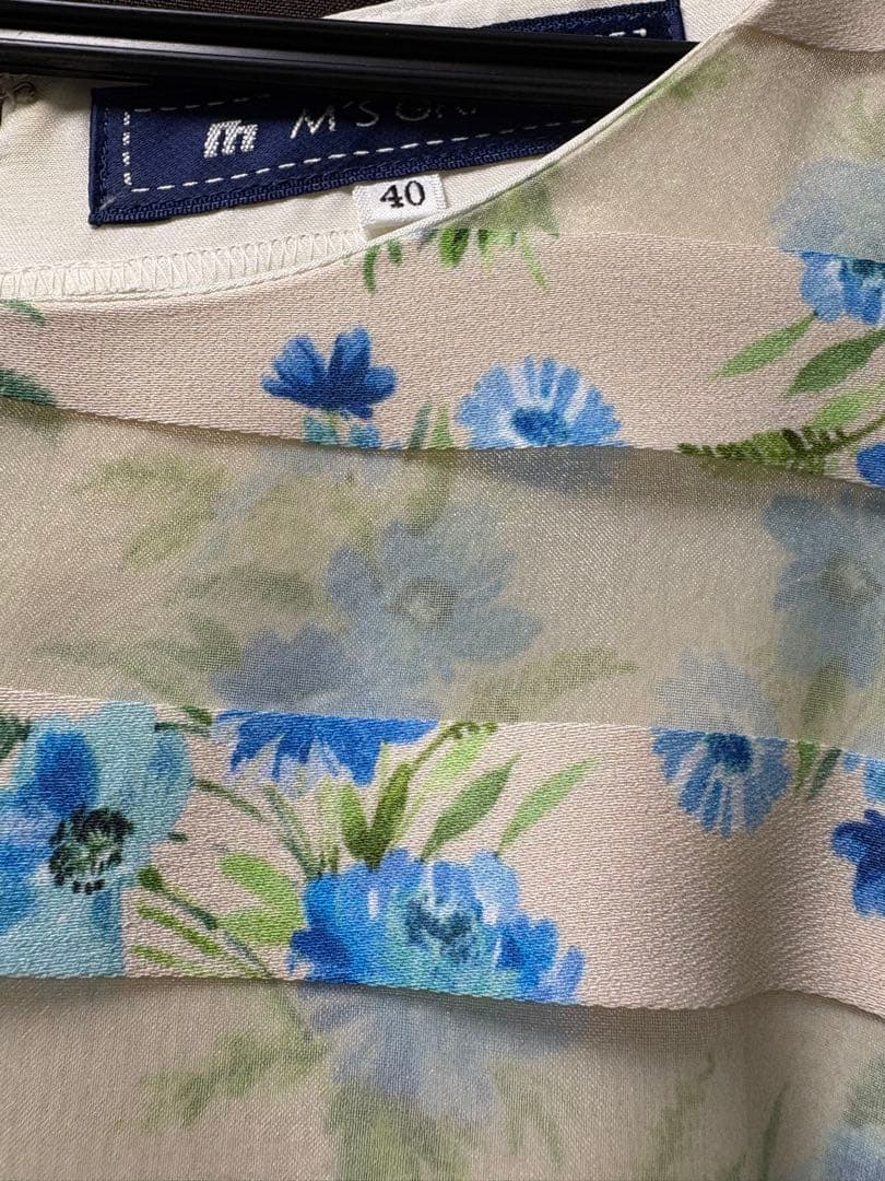 エムズグレイシー　七分袖ワンピース