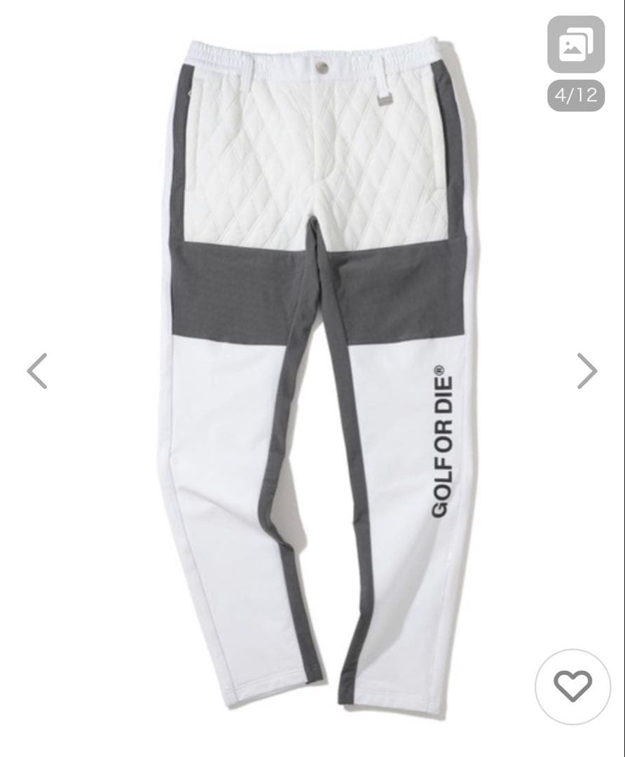 MARK&LONA キルティングハイブリッドパンツ　新品未開封