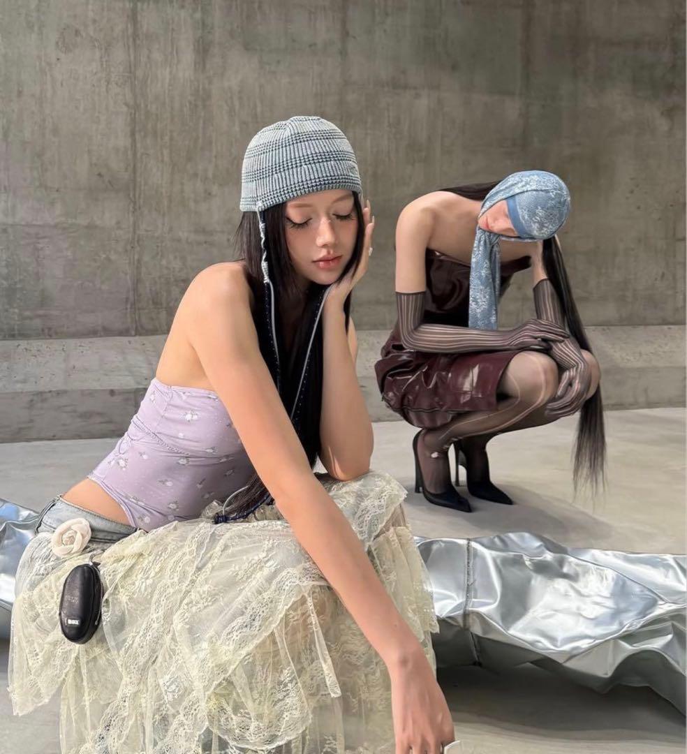 ATiiSSU 美品 25SS beanies ビーニー falcon - メルカリ