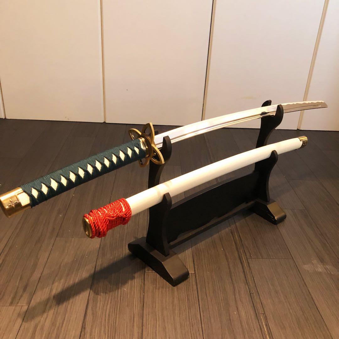 模造刀　刀　タシギ　時雨　白拵え　鬼滅　胡蝶　日輪刀　ワンピース