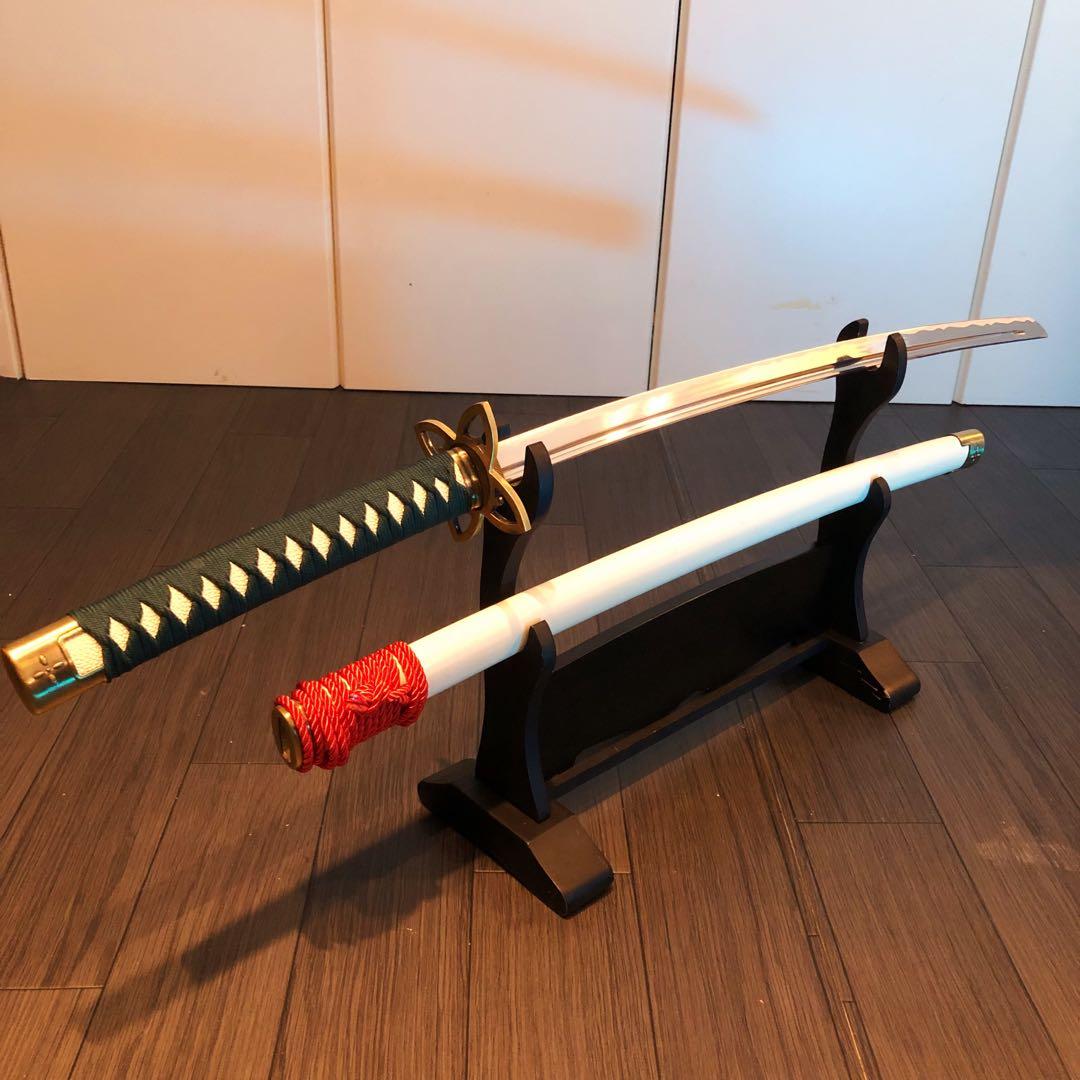 模造刀　刀　タシギ　時雨　白拵え　鬼滅　胡蝶　日輪刀　ワンピース