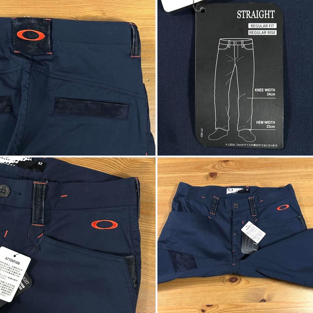 【未使用タグ付き】 OAKLEY ストレッチパンツ 迷彩 切り替えコーデュロイ