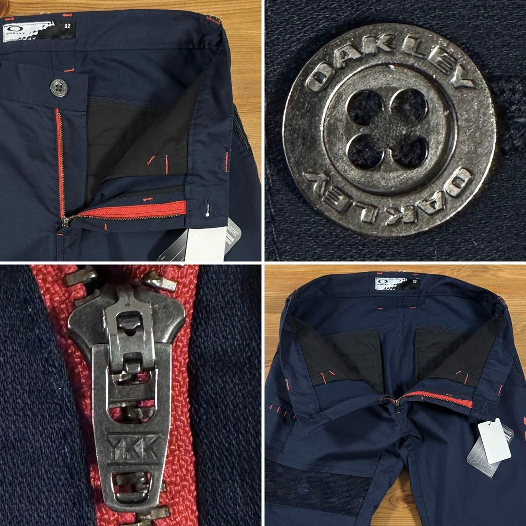 【未使用タグ付き】 OAKLEY ストレッチパンツ 迷彩 切り替えコーデュロイ