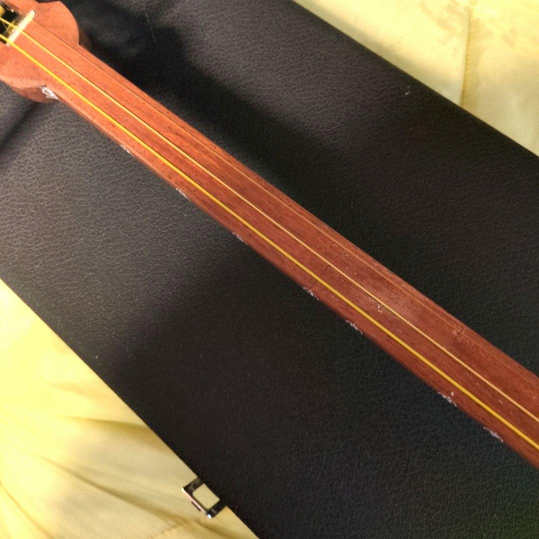三味線　ハードケース付き　和楽器　破れ無　骨董　民謡　地唄