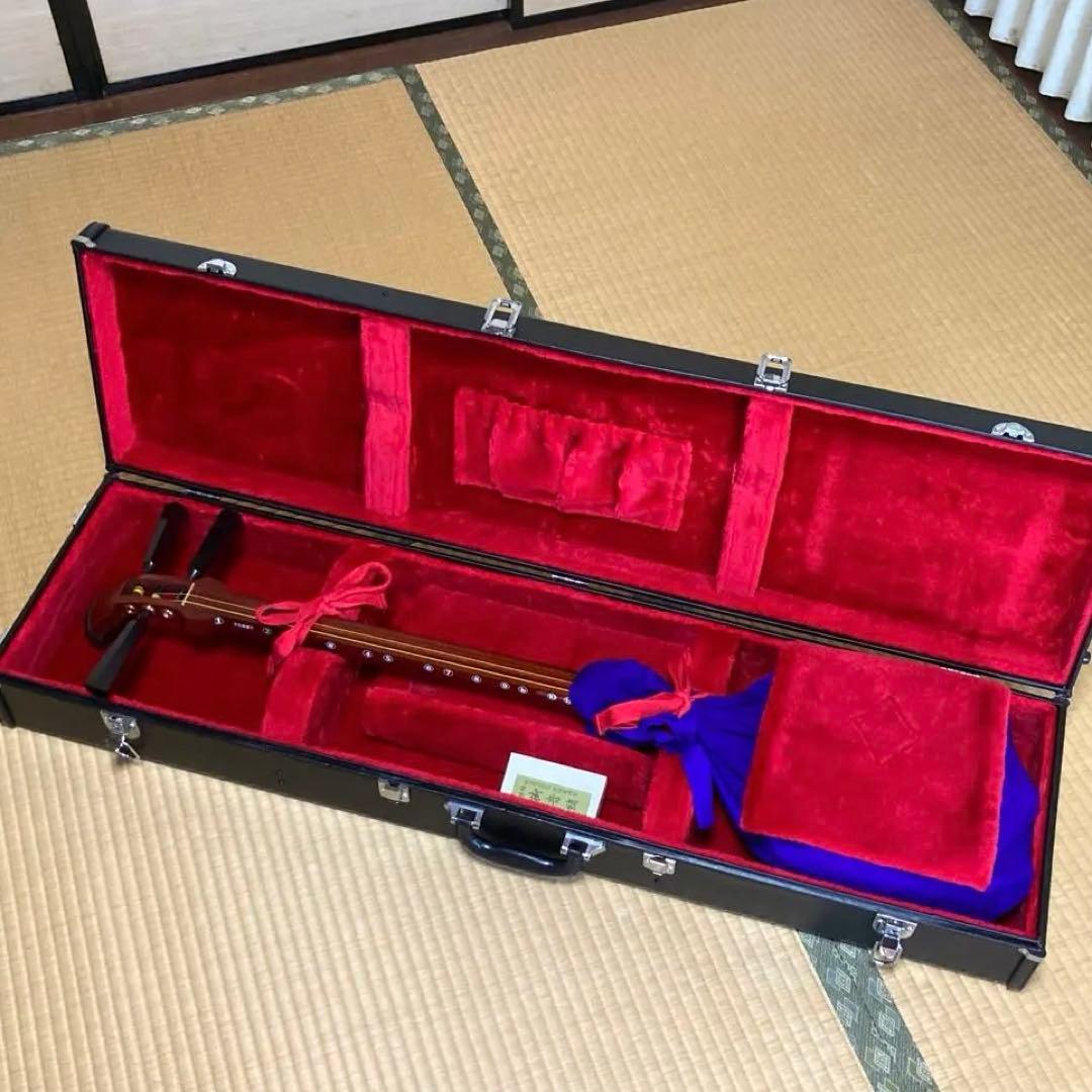 三味線　ハードケース　バチ　セット　初心者　練習用　　入門