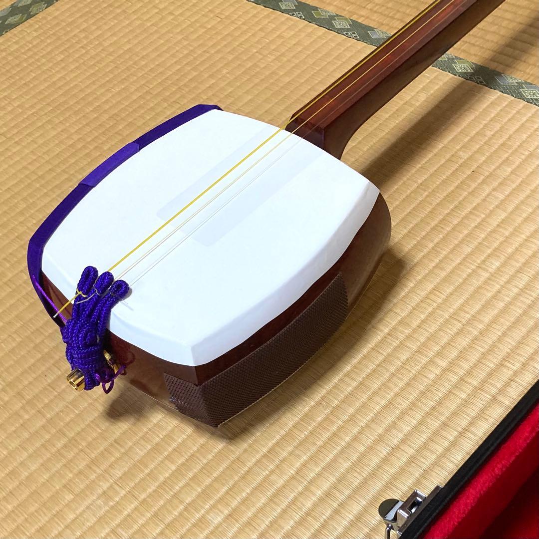 三味線　ハードケース　バチ　セット　初心者　練習用　　入門